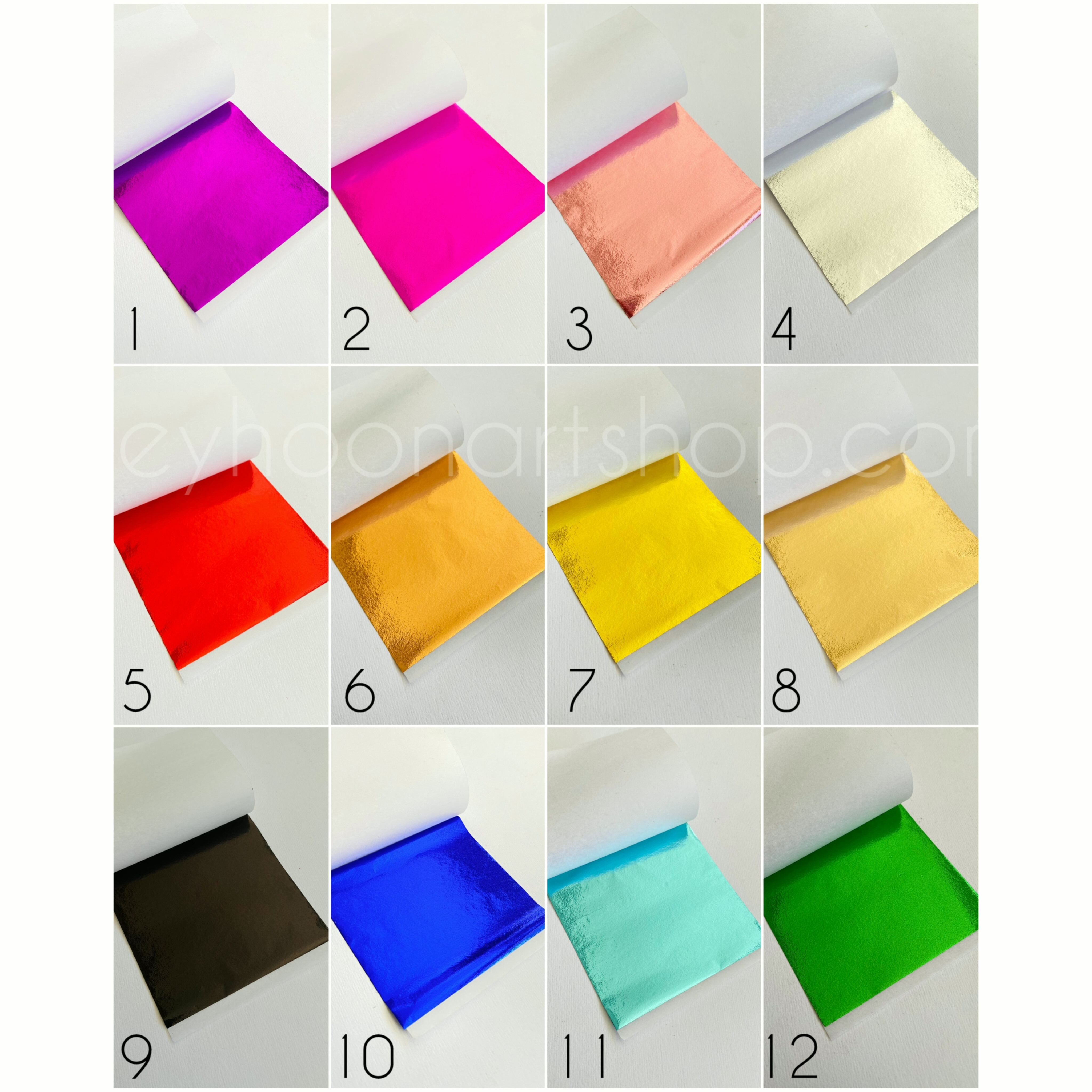 ورق طلای رنگی