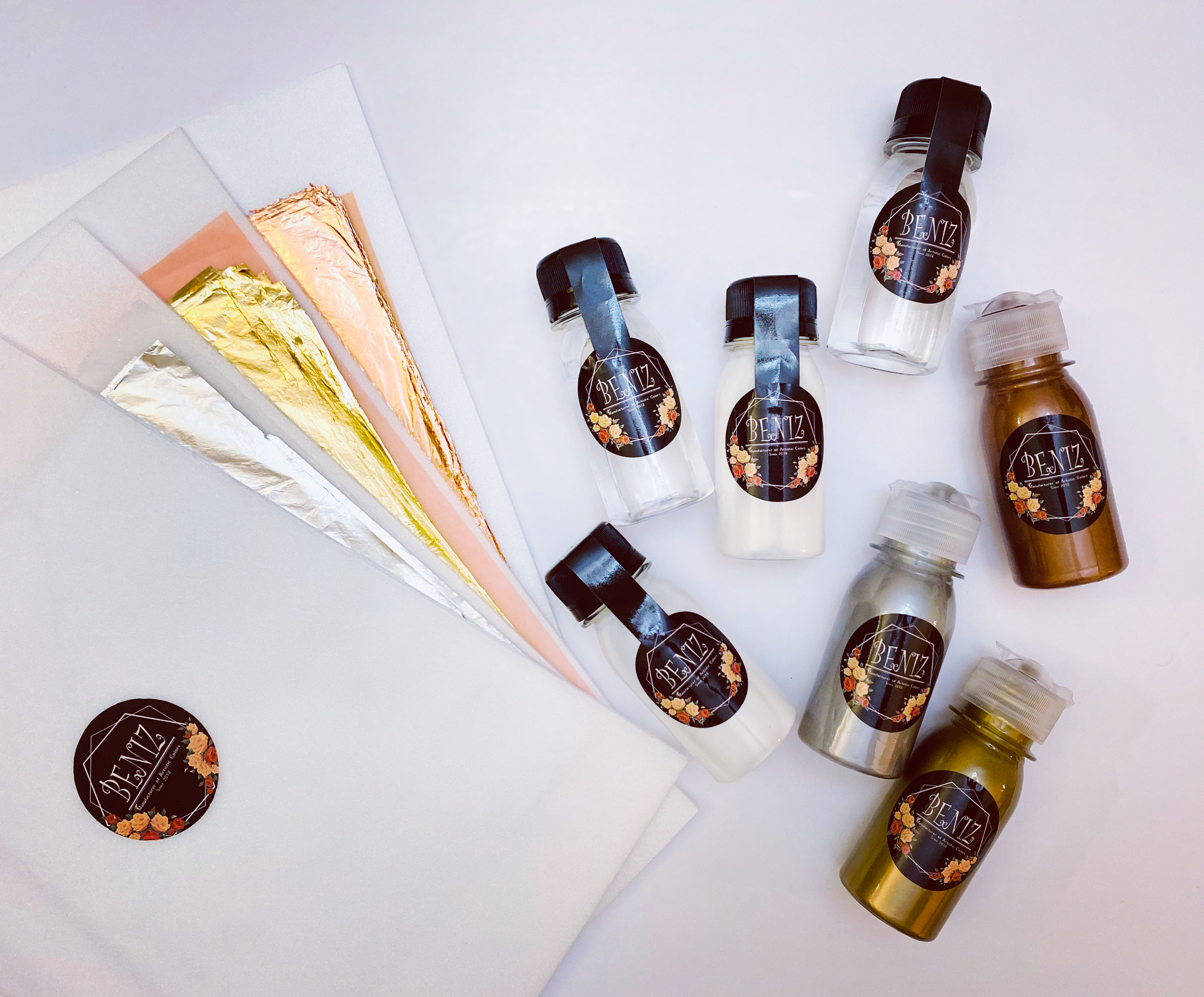 ورق طلا و انواع مدیوم های پوششی