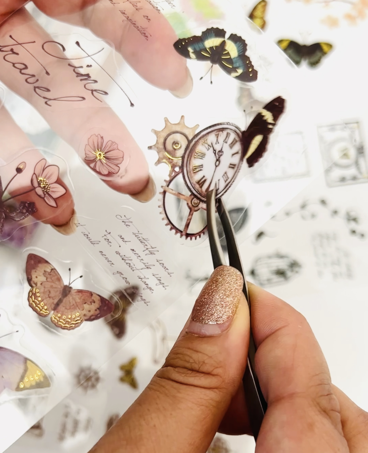 برچسب شفاف برش خرده (وارداتی)