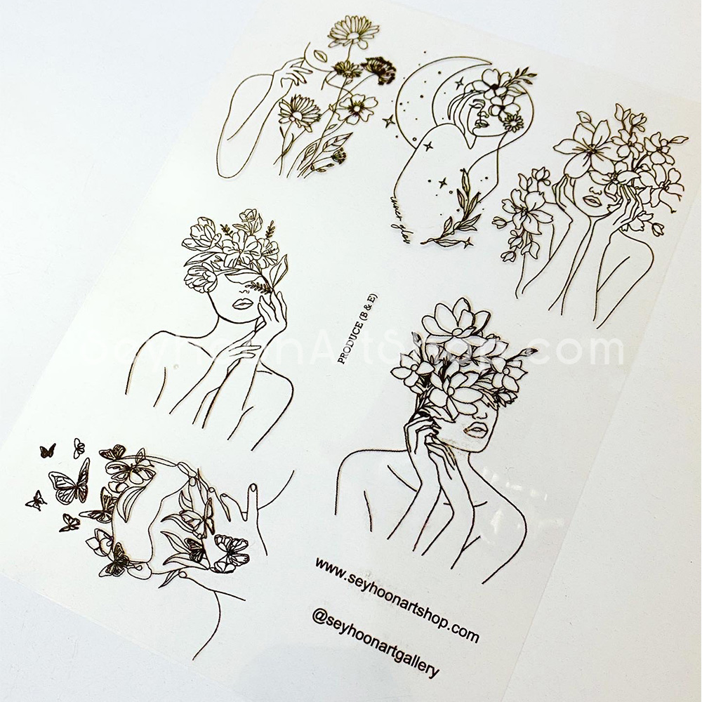 طلق ترنسپرنت مشکی