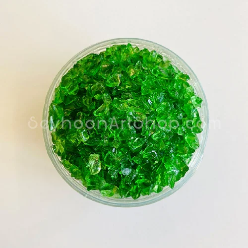 کریستال شیشه ای سبز (شیشه سبز)