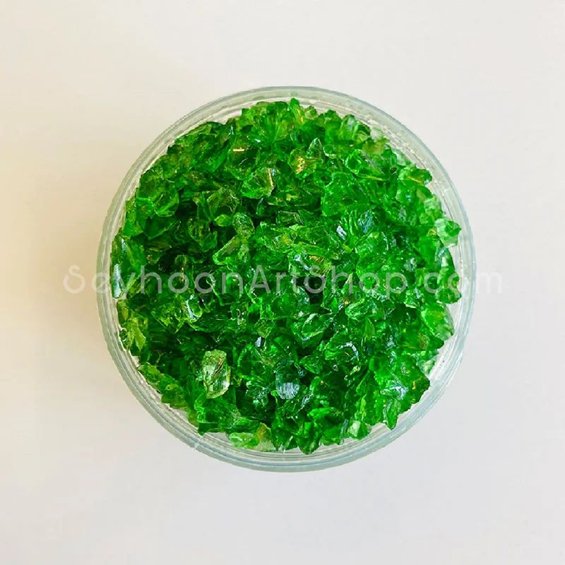 کریستال شیشه ای سبز (شیشه سبز)