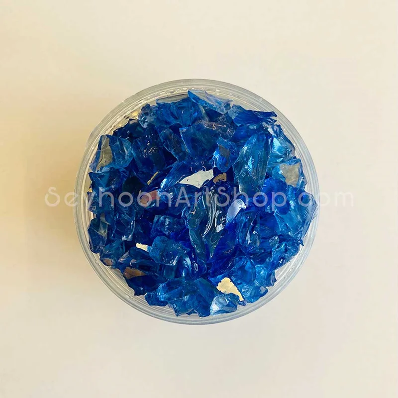 کریستال شیشه ای آبی(شیشه آبی)